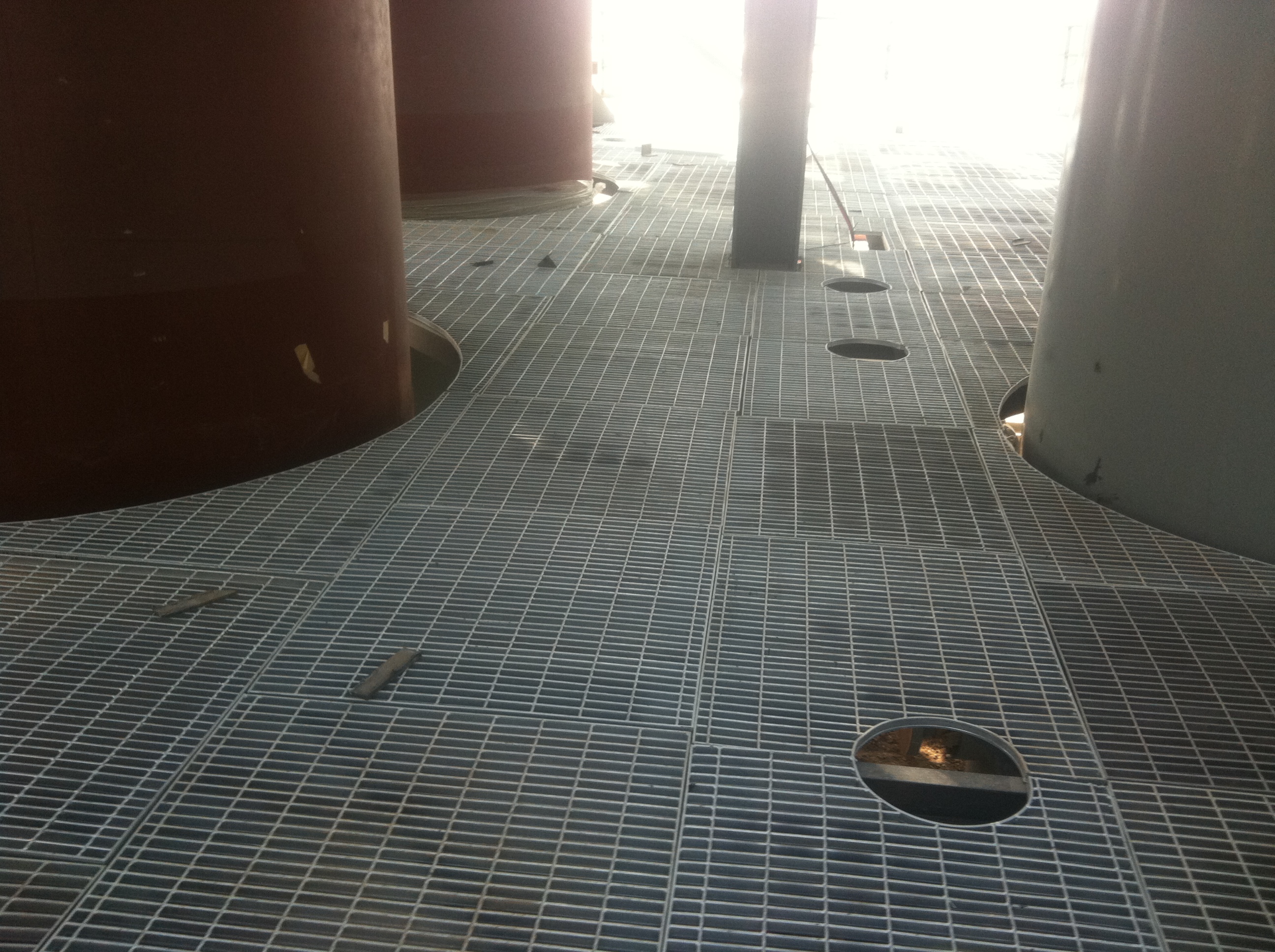 新疆平台热镀锌钢格栅板工程